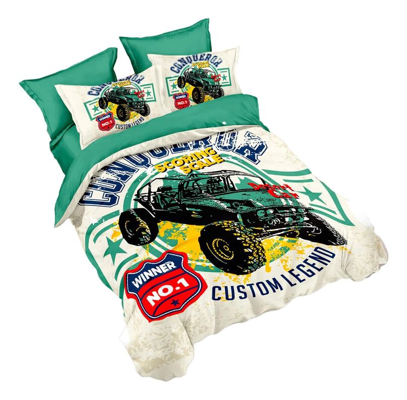 Cubrecama Quilt Verano 1.5 Plazas +funda 50x70 Monstertr 602-0
