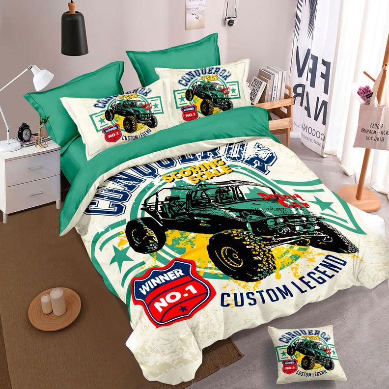 Cubrecama Quilt Verano 1.5 Plazas +funda 50x70 Monstertr 602-1