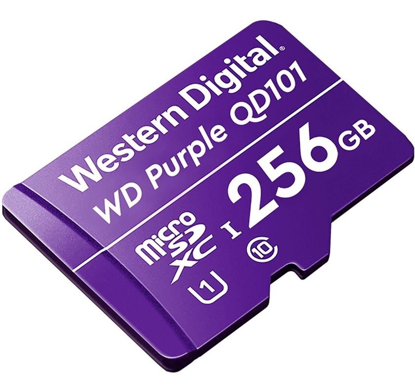 Memoria Micro Sd 256gb Western Digital Videovigilanci Purple-0