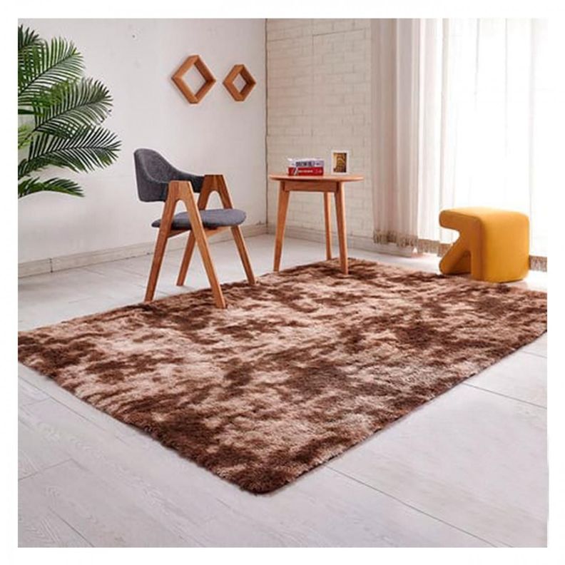 Alfombra Peluda Decorativa Hogar Oficina Variedad En Colores Diseño Jaspeado 300x200-1