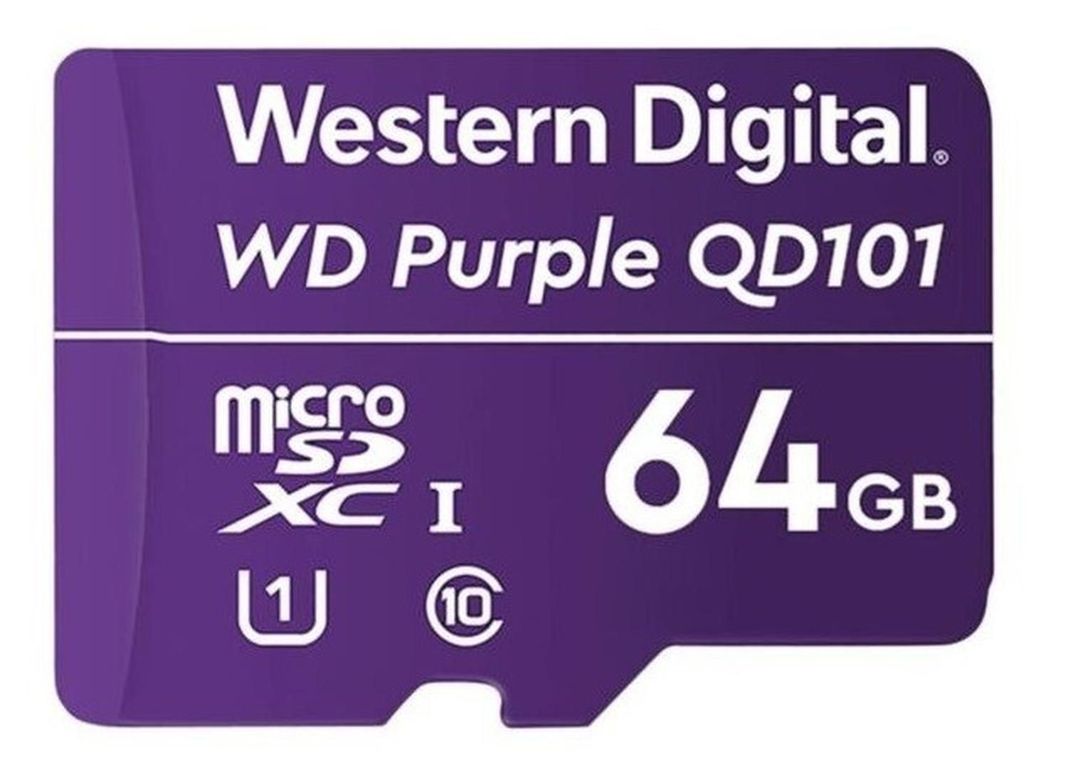 Memoria Microsd Western Digital - 64gb Wd Purple - Seguridad-1