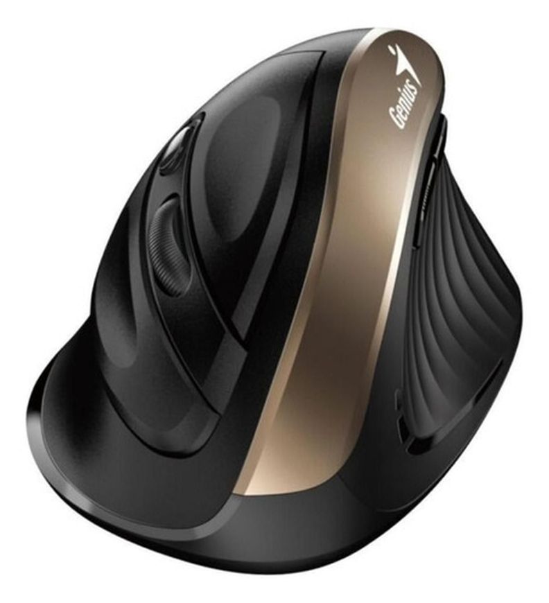 Mouse Genius Inalambrico Ergonomico Vertical 8250s Negro-1