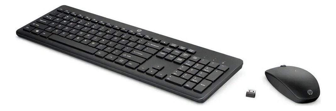 Combo Teclado Y Mouse Inalámbrico Hp 235 Negro-0
