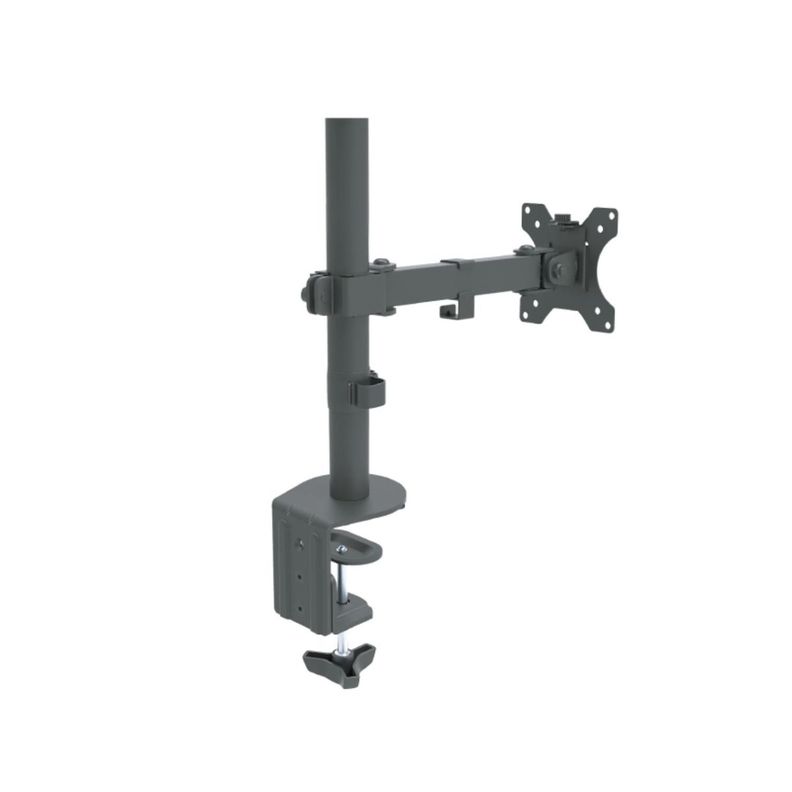 Soporte p/1 Monitor 13 a 27' c/Prensa KlipXtreme KPM-300 Negro
