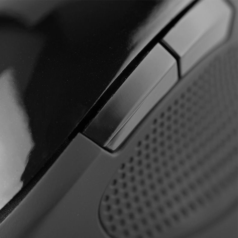 Mouse Inalámbrico Ergonómico 6B 1600dpi KlipXtreme KMW-500BK Negro-2