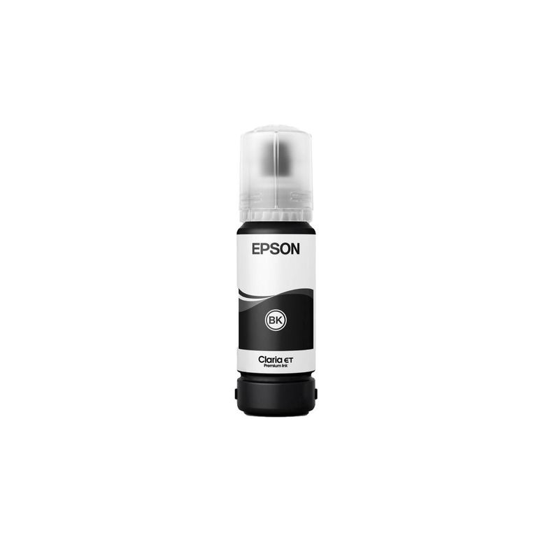Botella De Tinta Epson T554 Negra Pigmentada Negro