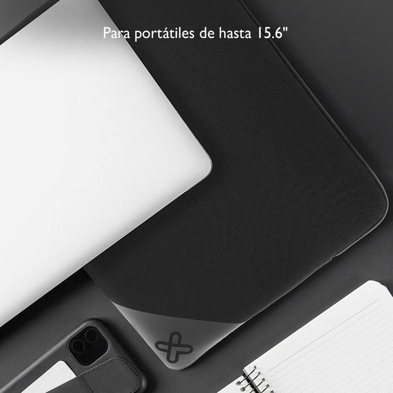 Funda Notebook 15.6" Neopropeno Klip Xtreme KNS-120 negro-3