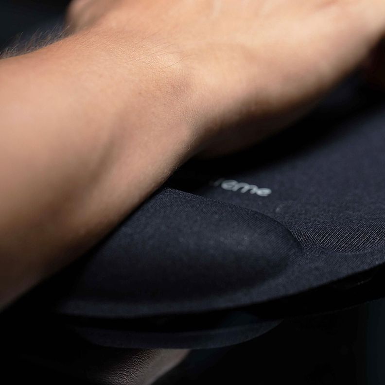 MousePad Ergonómico con Gel KlipXtreme KMP-100B Negro-5