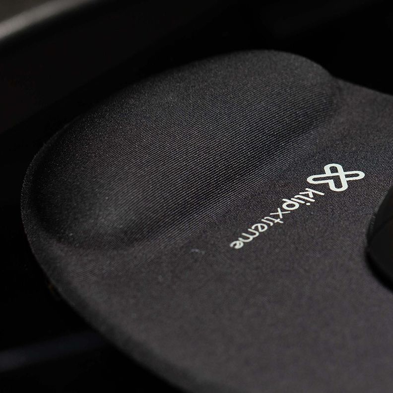 MousePad Ergonómico con Gel KlipXtreme KMP-100B Negro-2