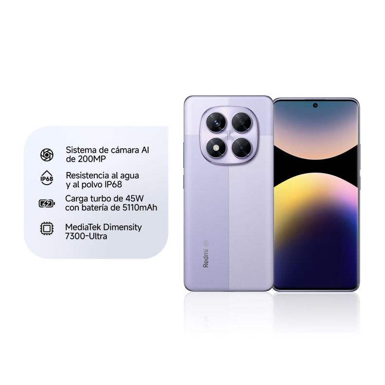 Celular Redmi Note 14 Pro 5G 256GB Lavender Purple-2