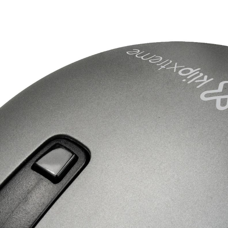 Mouse Optico USB c/Cable KlipXtreme KMO-111 Gris-3
