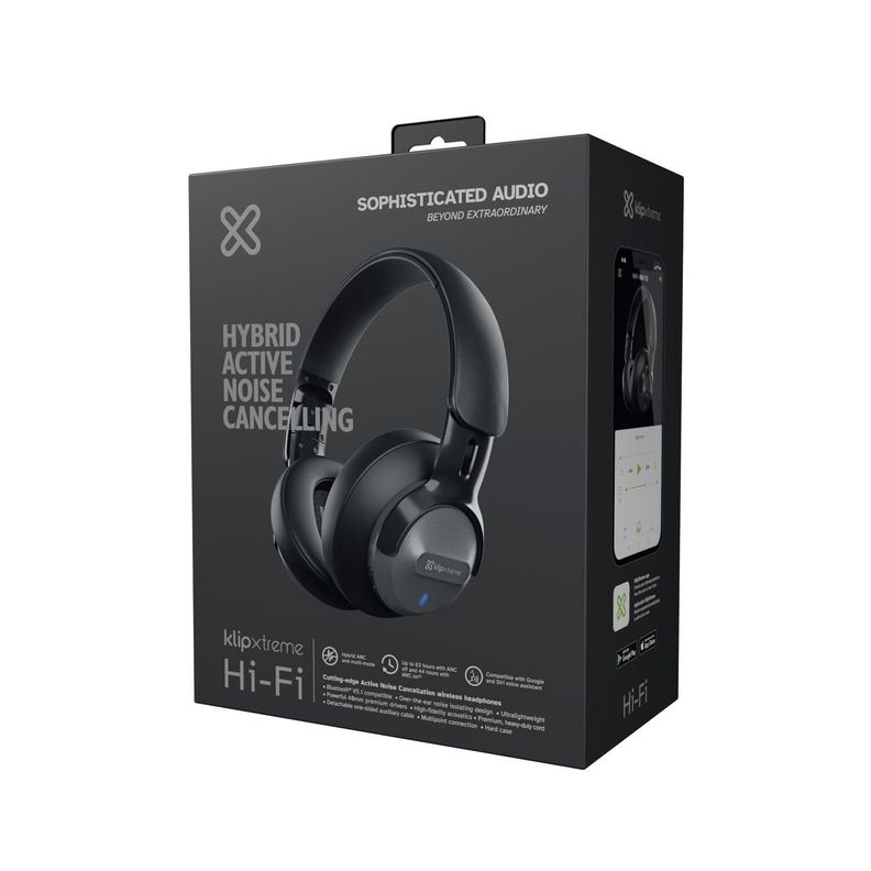 Audifonos Klip Xtreme HIFI con ANC 63 Hrs autonomia-5