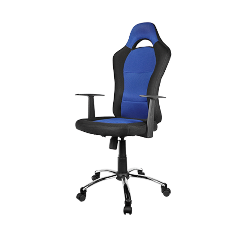 Silla De Escritorio Respaldo Alto Xtech Estilo Deportivo XTF-EC129 Azul-0