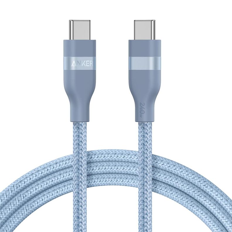 Cable USB-C a USB-C Anker Carga Rapida 240W 1m Azul