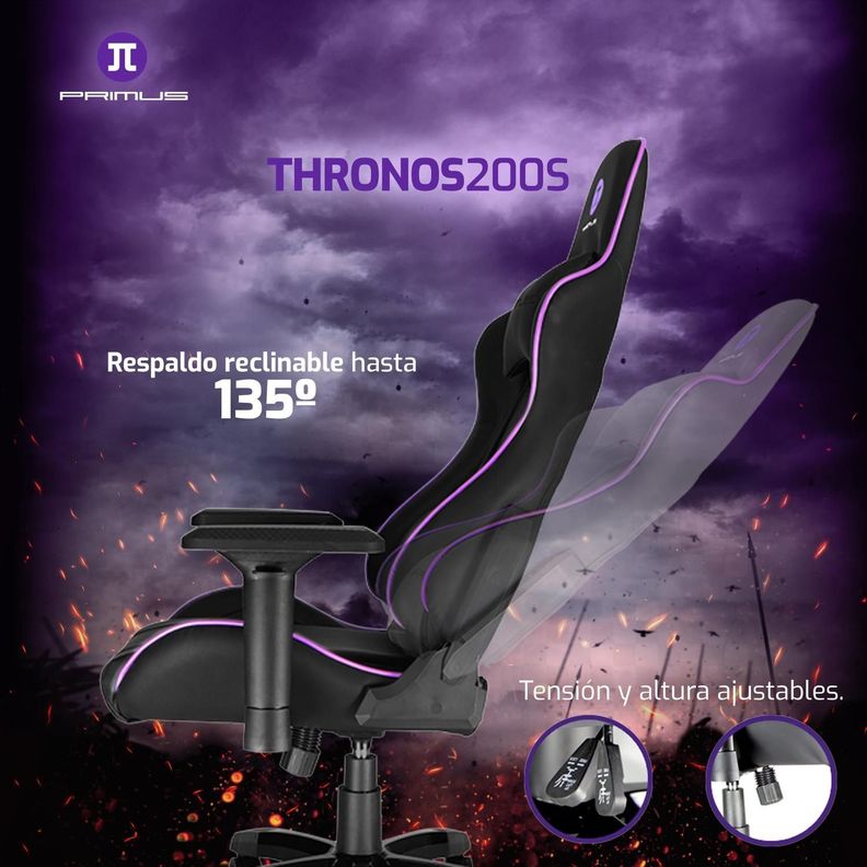 Silla Gamer Primus Gaming THRÓNOS200S-1