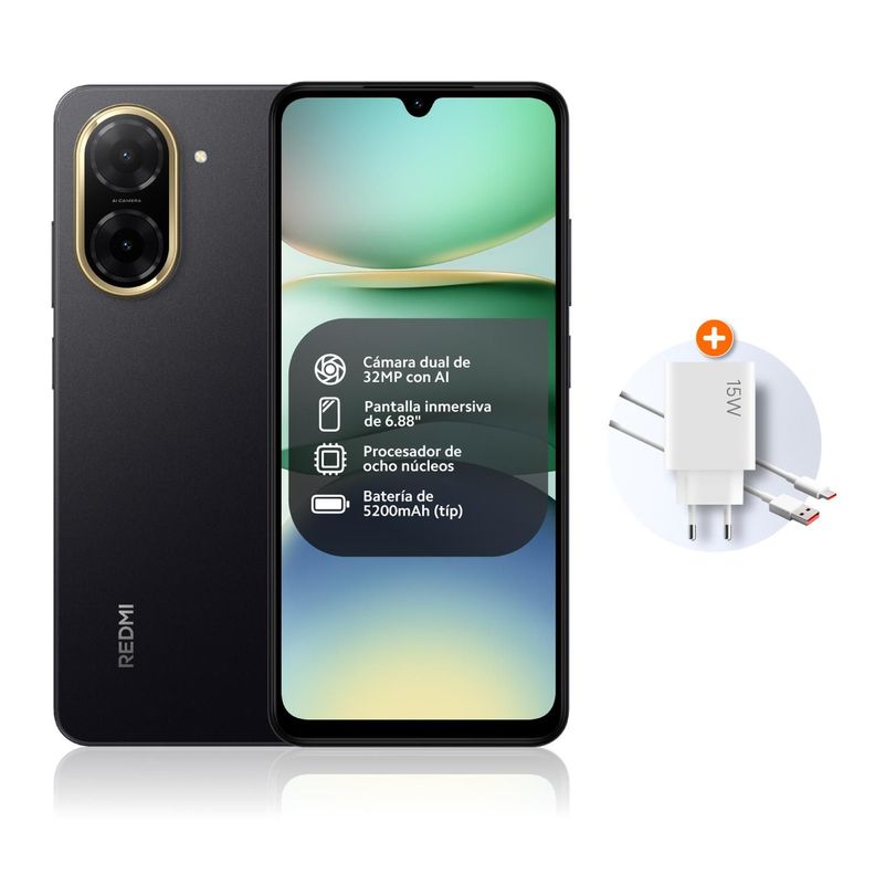 Celular Redmi A5 Black 3GB RAM + 64GB ROM-0