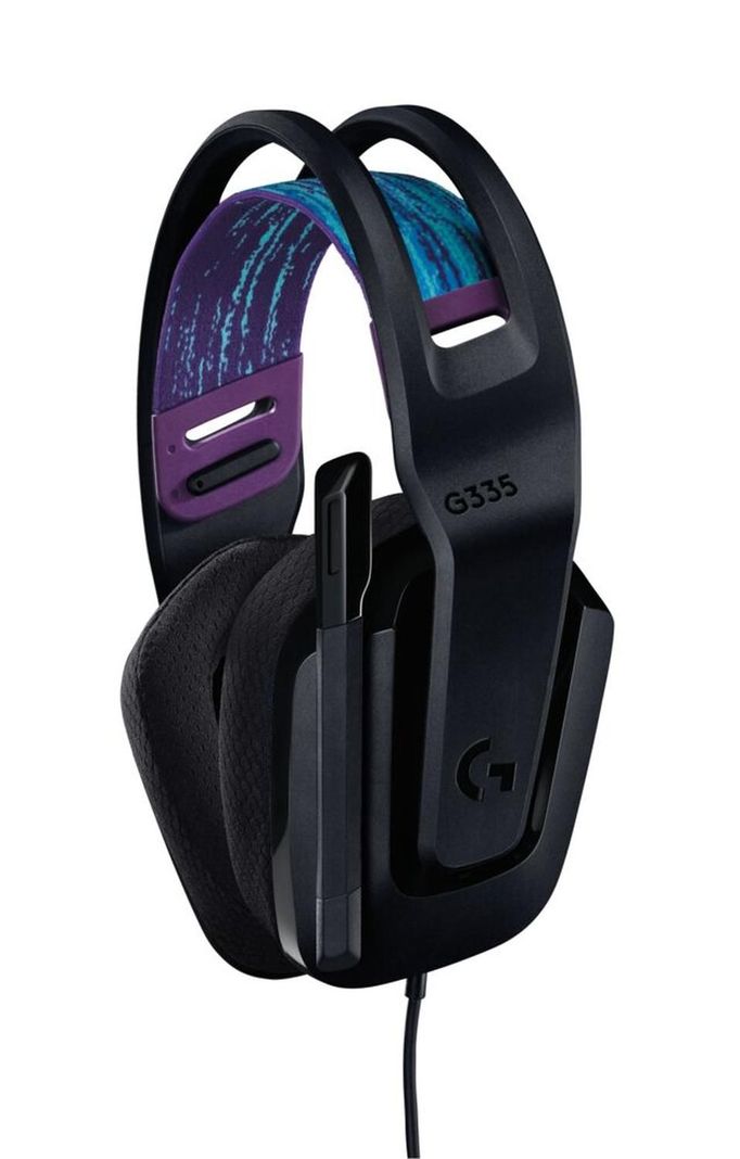 Auriculares Logitech G335 Gaming Headset Black 3.5mm audio JACK-0