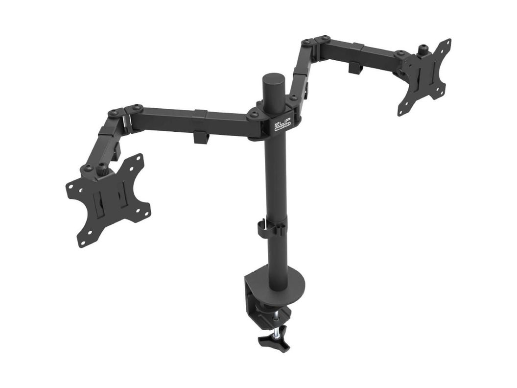 Soporte p/2 Monitores 13 a 27' c/Prensa KlipXtreme KPM-310-0