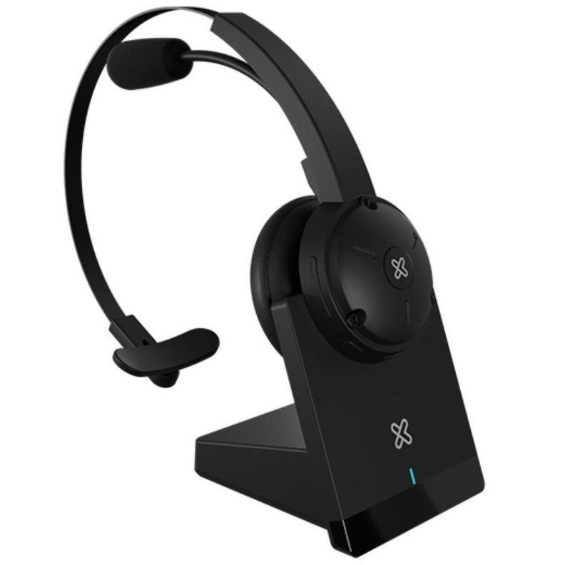 Audifono Wls Bt KlipXtreme CrystalCom Magnetic base de carga Negro