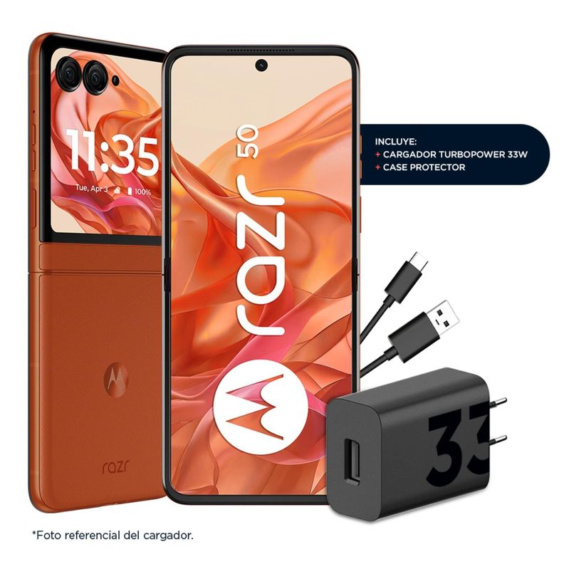 Motorola Razr 50 naranja 12+512GB-2