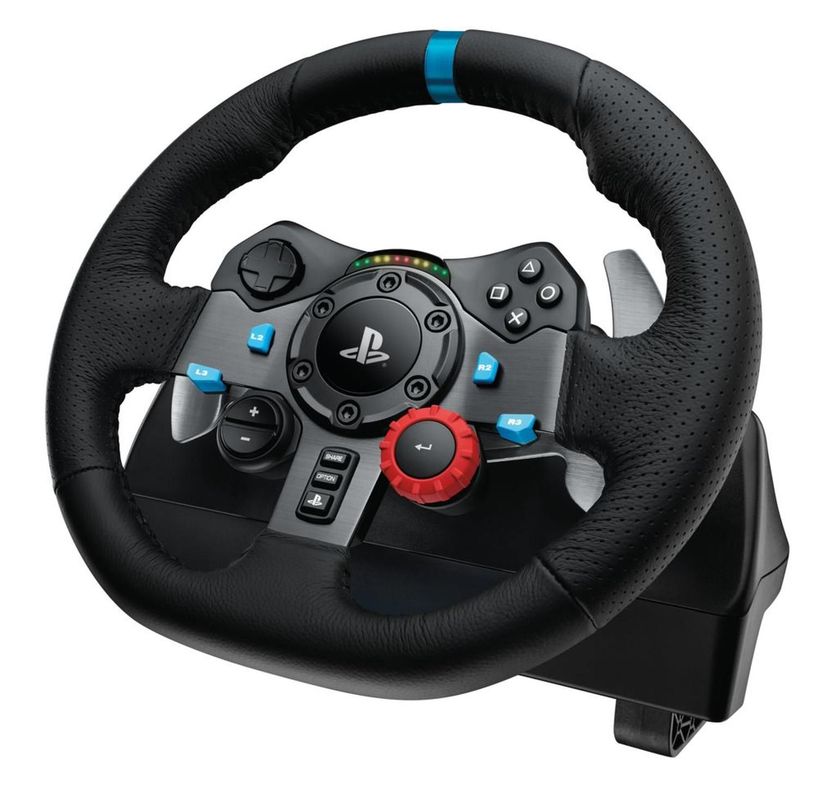 Volante de Carrera Logitech driving force G29 PS3/4+Pedales-1
