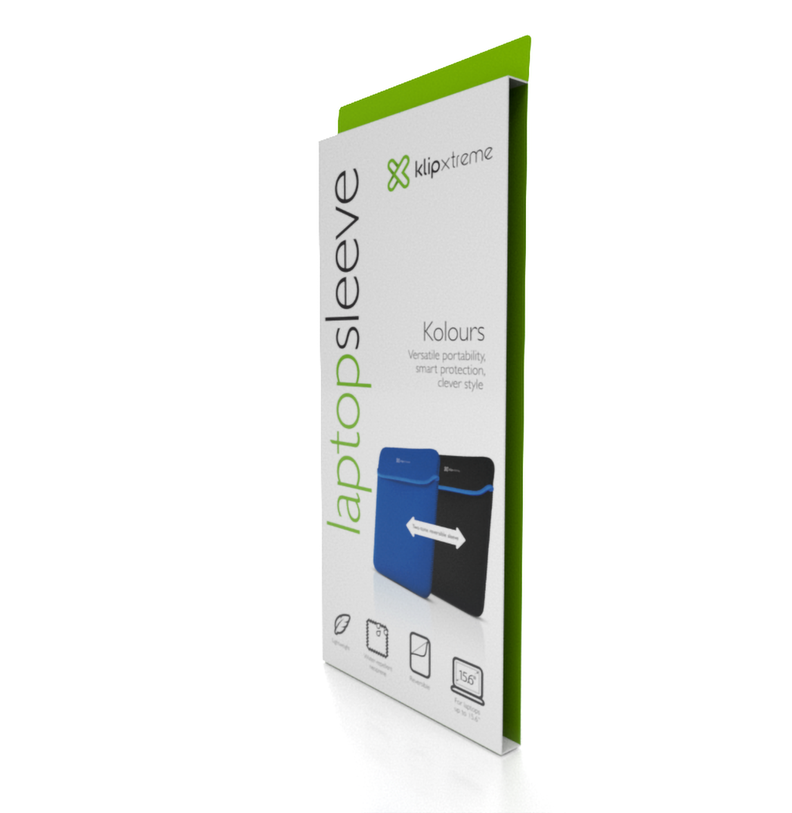 Funda Ntbk 15,6' Reversible Impermeable KlipXtreme KNS-415BL-8