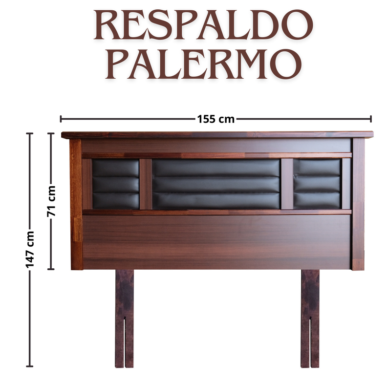 Respaldo Palermo 2 Plazas-1