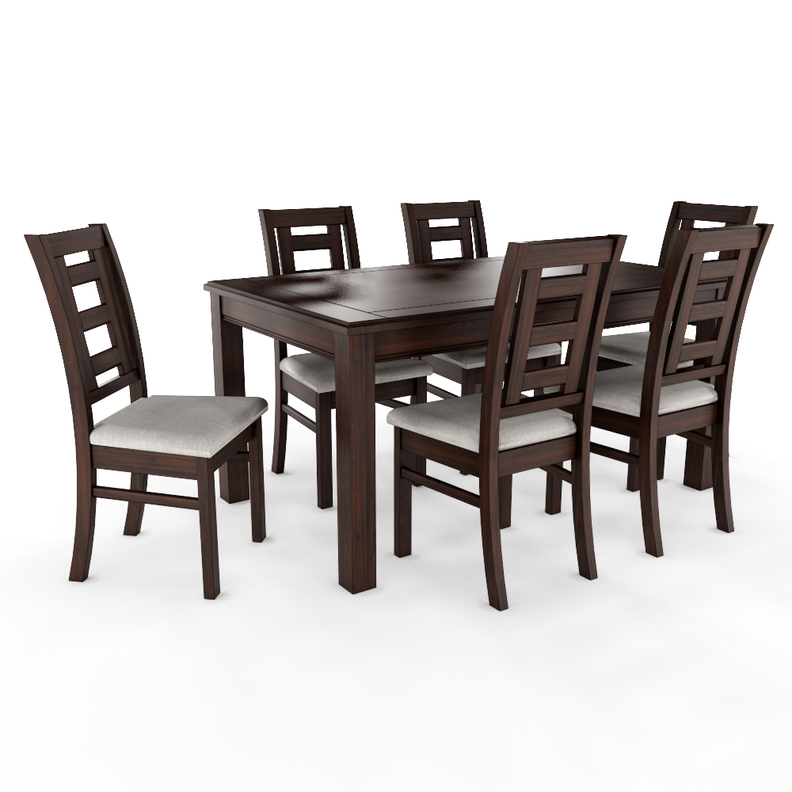 Comedor Barcelona 6 personas Incluye 2 Sitiales-0