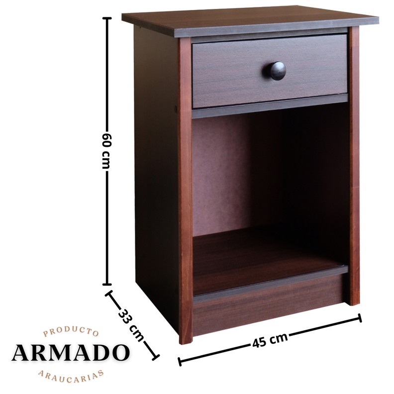 Set Respaldo Velador Palermo king-2
