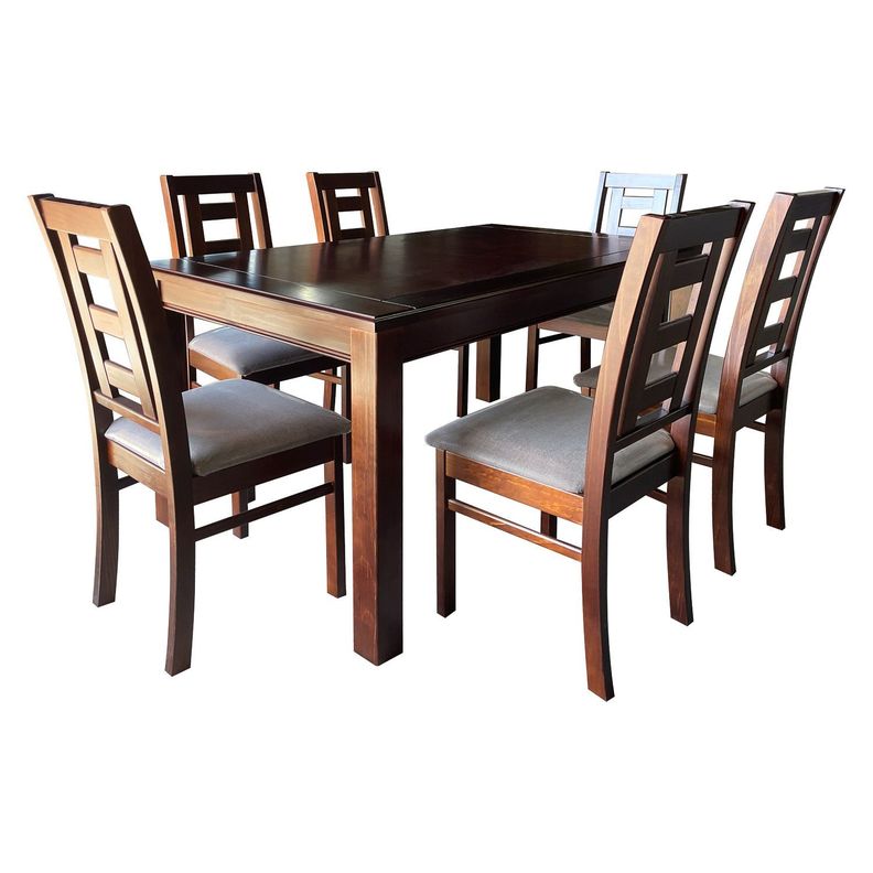 Comedor Barcelona Chocolate 6 Personas-2