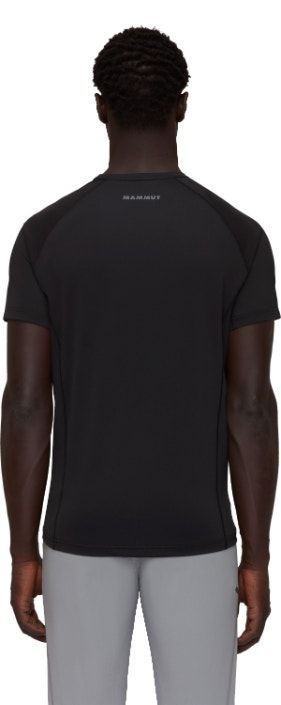 Polera Mammut Hombre Selun Fl T-Shirt Logo Negro-1