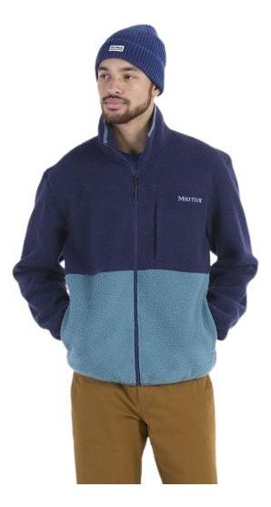 Polar Marmot Hombre Aros Fleece Jacket Azul Azul-0