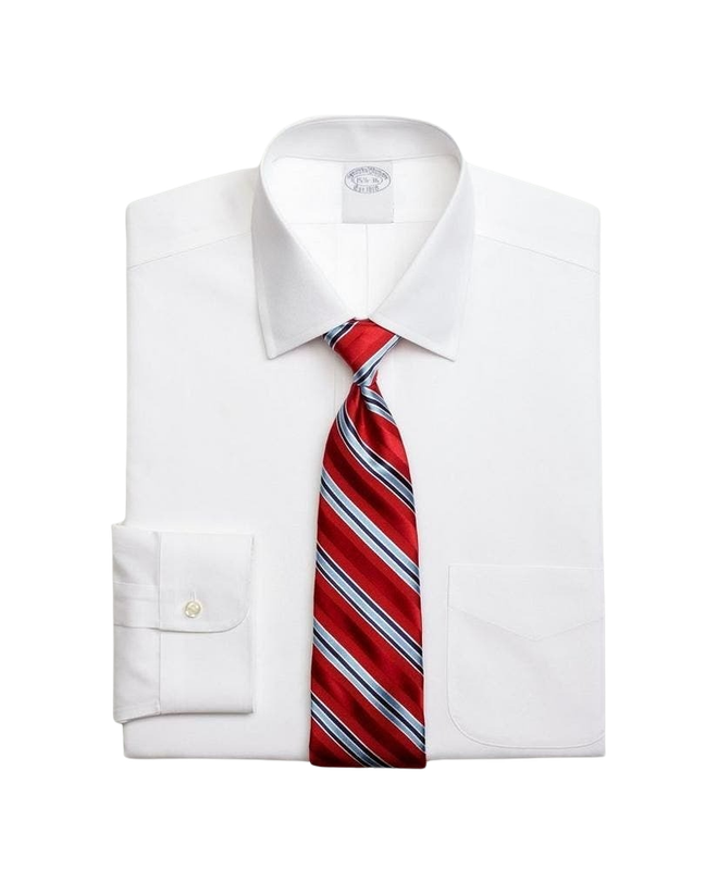 Camisa Cotton Pinpoint Regular Non-Iron Ainsley Blanco-0