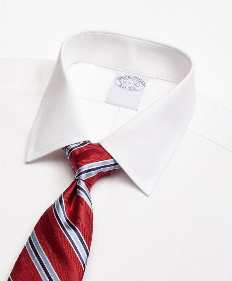 Camisa Cotton Pinpoint Regular Non-Iron Ainsley Blanco-1