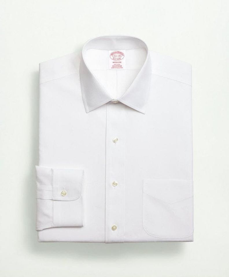 Camisa Cotton Pinpoint Regular Non-Iron Ainsley Blanco-2