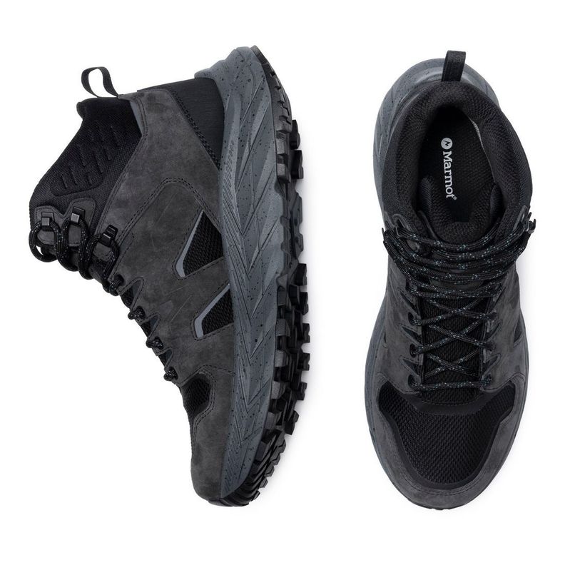 Zapato Marmot Hombre Karri Mid Negro-3