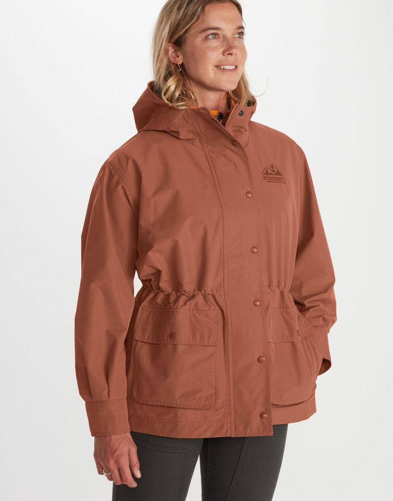 Chaqueta Marmot Mujer W 78 All Weather Parka Rojo-0