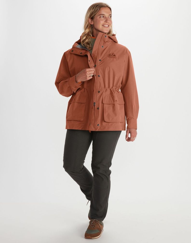Chaqueta Marmot Mujer W 78 All Weather Parka Rojo-2