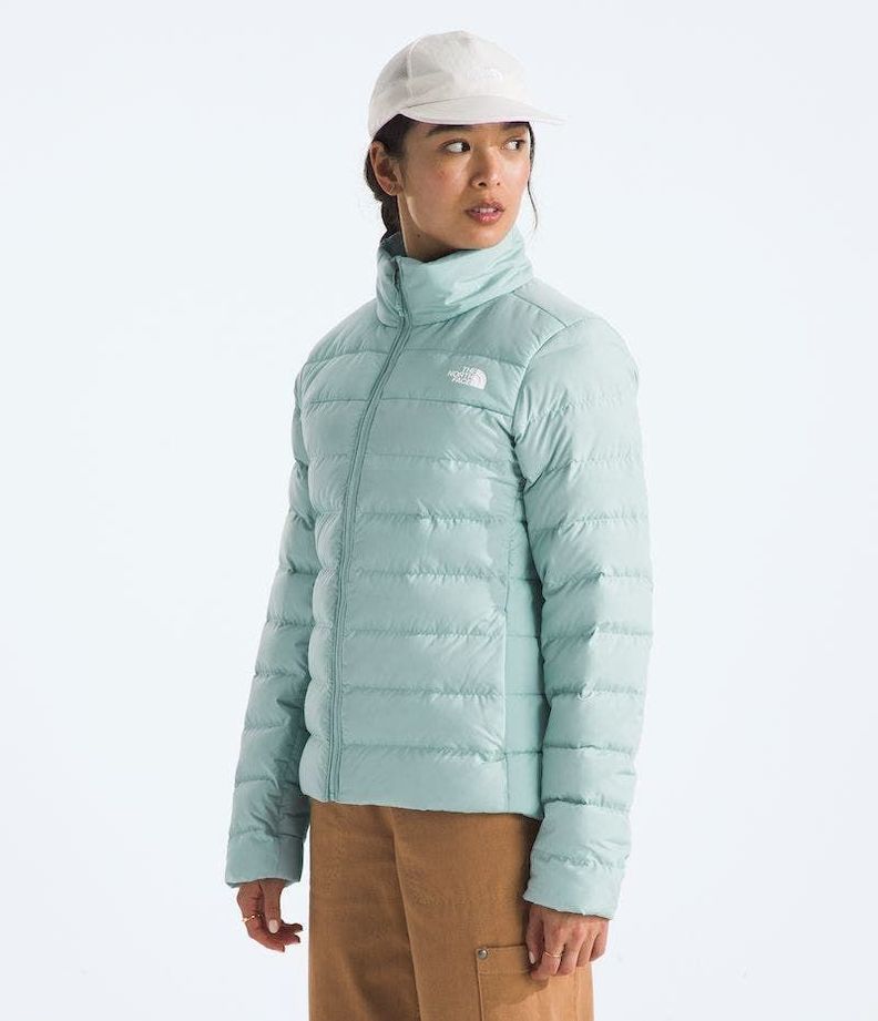 Chaqueta The North Face Mujer De Pluma Aconcagua 3 Celeste-2