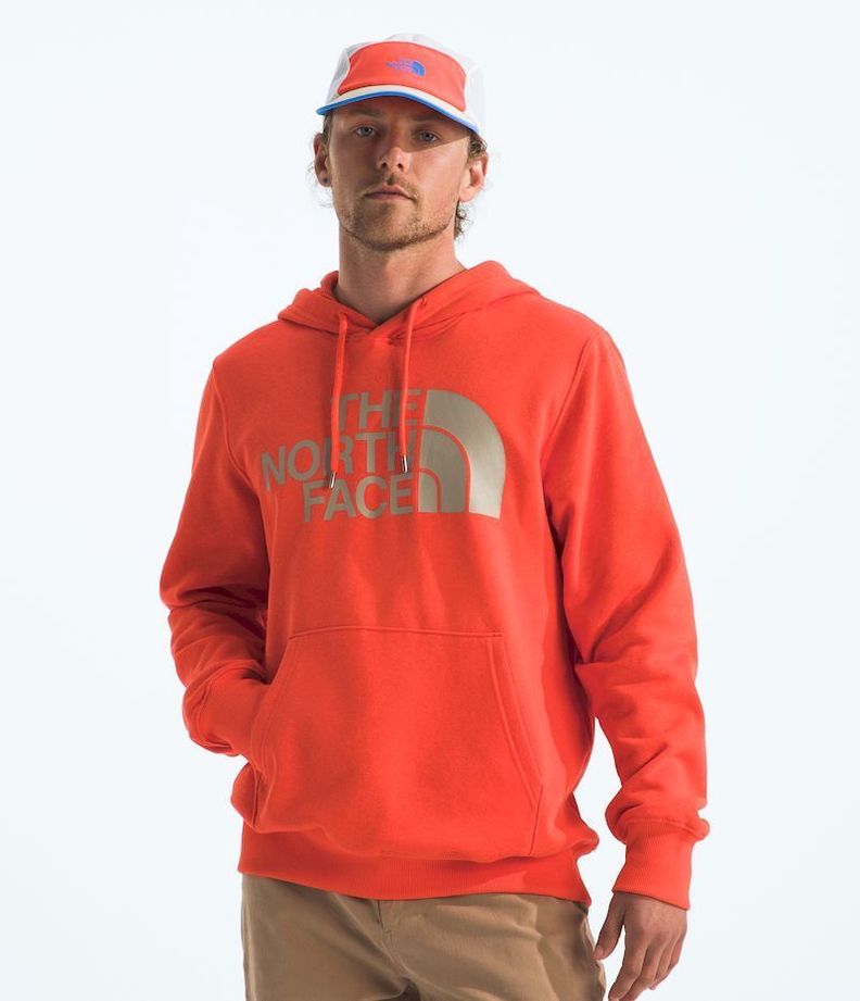 Poleron The North Face Hombre Half Dome Pullover Hoodie Naranjo-0