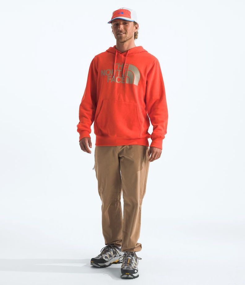 Poleron The North Face Hombre Half Dome Pullover Hoodie Naranjo-2