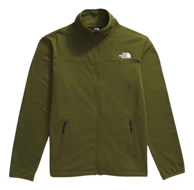 Polar Hombre The North Face Cedar Trail Grid Full Zip Verde-3