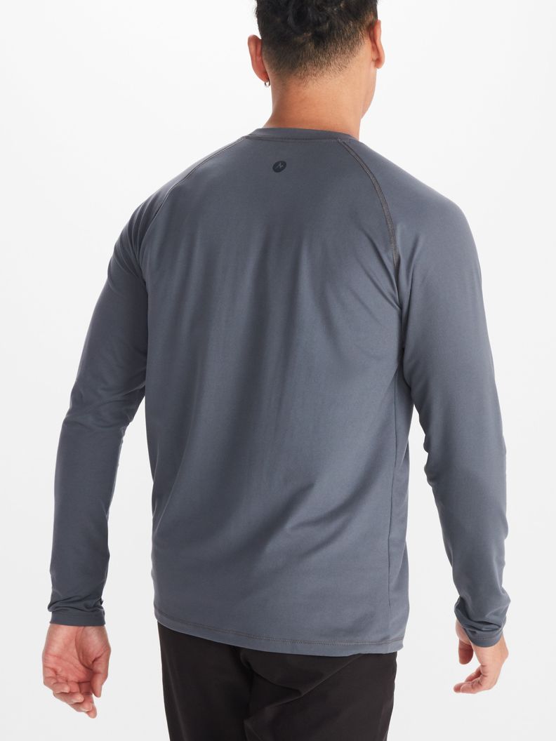 Polera Hombre Marmot Windridge Ls Gris-1