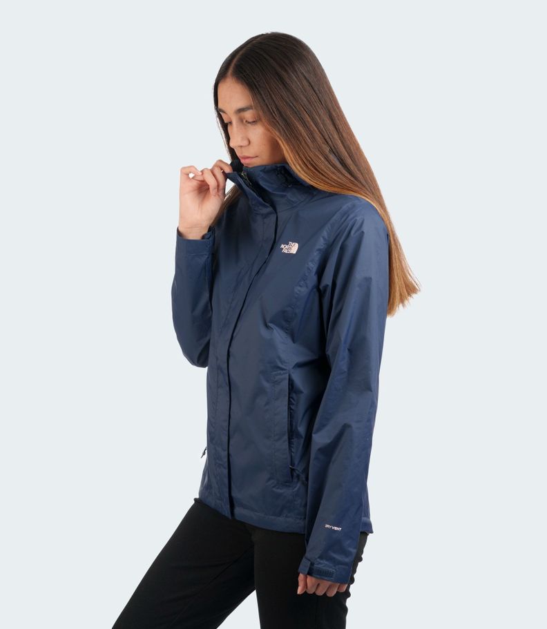Chaqueta The North Face Mujer Impermeable Venture 2 Azul-0