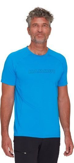Polera Mammut Hombre Selun Fl T-Shirt Logo Azul-0