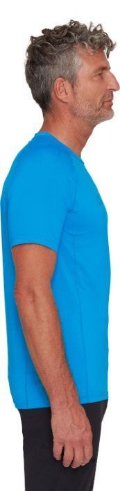 Polera Mammut Hombre Selun Fl T-Shirt Logo Azul-2