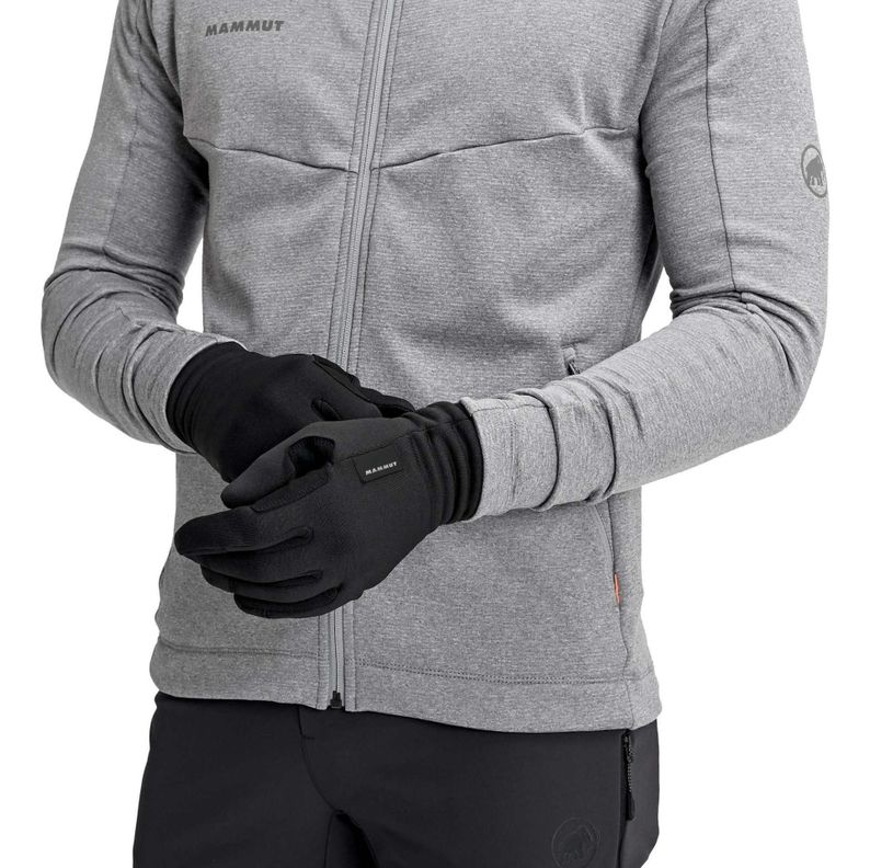 Guantes Mammut Unisex Fleece Pro Negro-2
