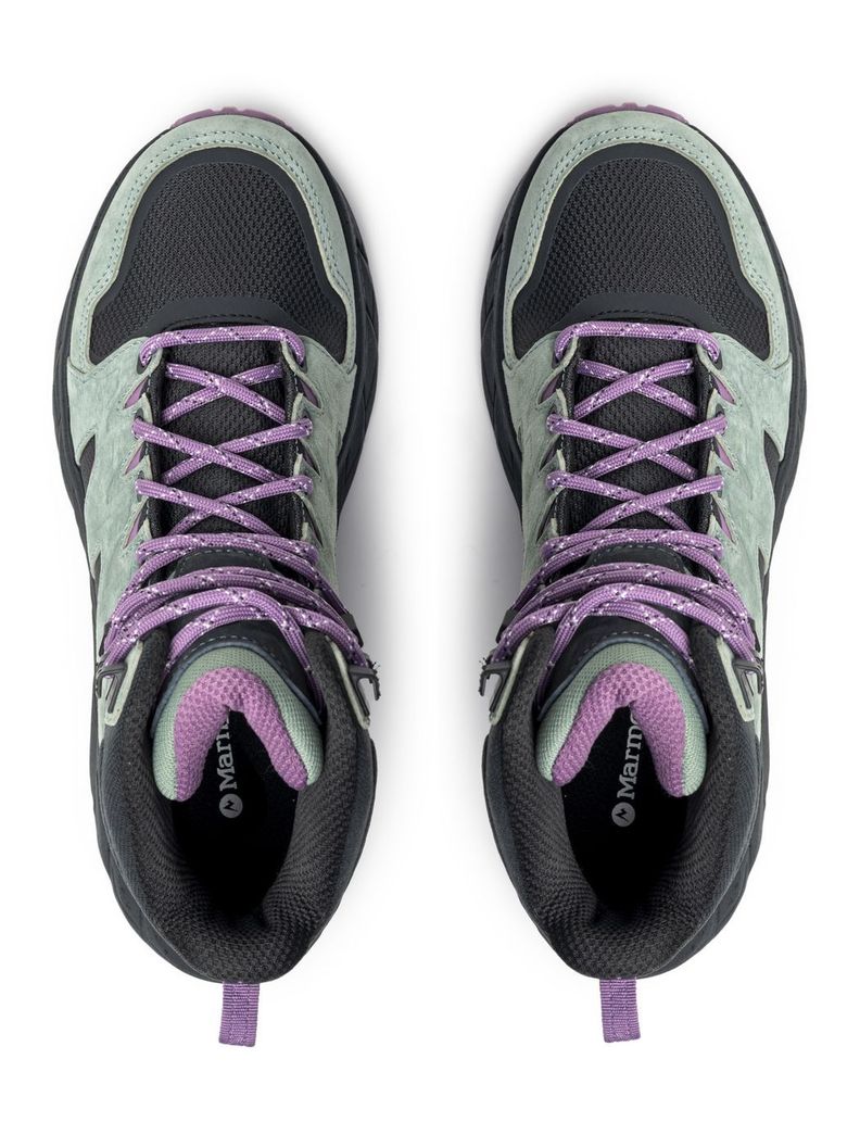 Zapato Marmot Mujer Karri Mid Verde-4