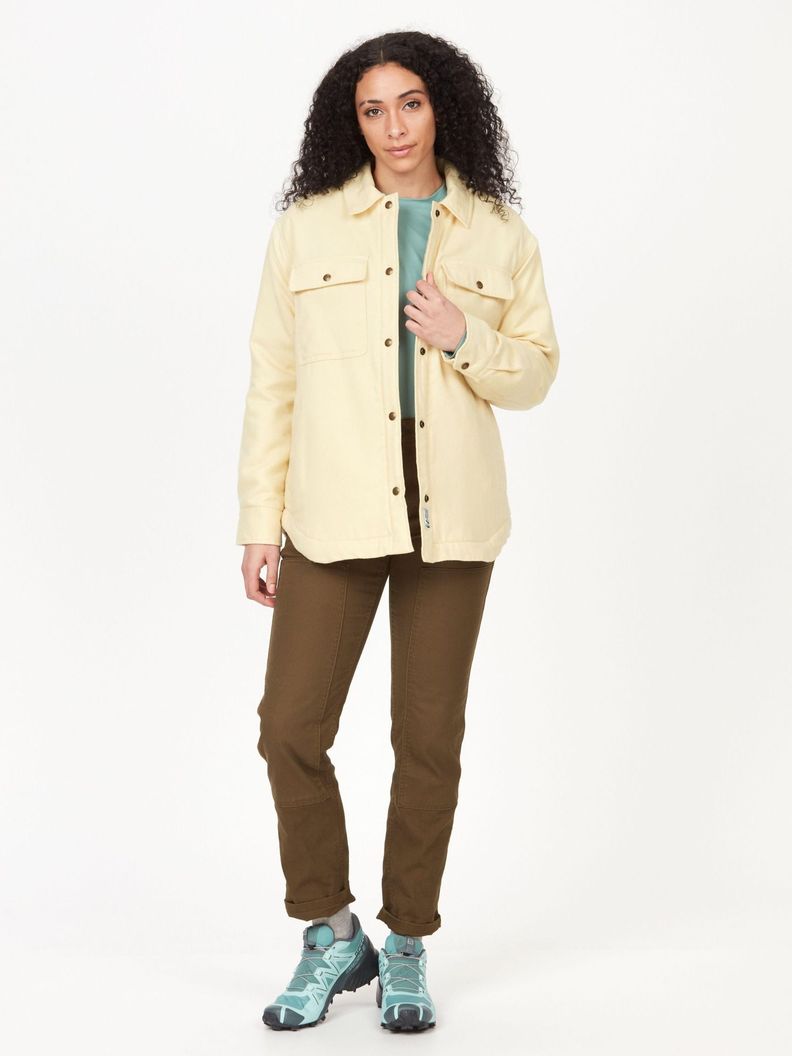 Chaqueta Marmot Mujer Ridgefield Sherpa Amarillo-2