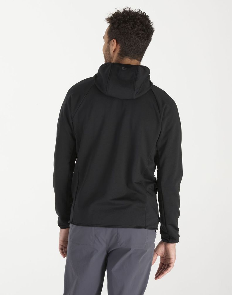 Polar Marmot Hombre Leconte Full Zip Hoody Negro-1
